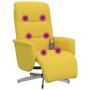 Hellgelber Massagesessel aus Stoff mit Fußstütze von , Sessel - Ref: Foro24-356581, Preis: 186,98 €, Rabatt: %