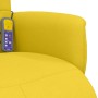Hellgelber Massagesessel aus Stoff mit Fußstütze von , Sessel - Ref: Foro24-356581, Preis: 186,98 €, Rabatt: %