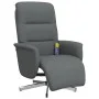 Verstellbarer Massagesessel mit Fußstütze dunkelgrauer Stoff von , Sessel - Ref: Foro24-356574, Preis: 219,80 €, Rabatt: %