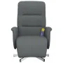 Verstellbarer Massagesessel mit Fußstütze dunkelgrauer Stoff von , Sessel - Ref: Foro24-356574, Preis: 219,80 €, Rabatt: %