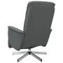 Verstellbarer Massagesessel mit Fußstütze dunkelgrauer Stoff von , Sessel - Ref: Foro24-356574, Preis: 219,80 €, Rabatt: %