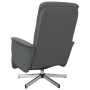 Verstellbarer Massagesessel mit Fußstütze dunkelgrauer Stoff von , Sessel - Ref: Foro24-356574, Preis: 223,29 €, Rabatt: %