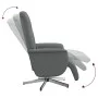 Verstellbarer Massagesessel mit Fußstütze dunkelgrauer Stoff von , Sessel - Ref: Foro24-356574, Preis: 219,80 €, Rabatt: %