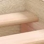 Bed frame with Sonoma oak headboard and footboard 140x190 cm by , Beds and slatted bases - Ref: Foro24-3203784, Price: 134,09...