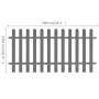 WPC-Gartenzaun 200x100 cm von vidaXL, mit Latten eingezäunt - Ref: Foro24-42820, Preis: 79,01 €, Rabatt: %