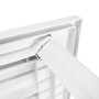 White plastic garden table 126x76x72 cm by vidaXL, Garden tables - Ref: Foro24-43597, Price: 138,00 €, Discount: %