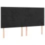 Box spring bed with mattress and LED black velvet 200x200 cm by , Beds and slatted bases - Ref: Foro24-3136205, Price: 615,64...