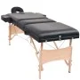 Klappbare Massageliege 3 Zonen 10 cm dick schwarz von vidaXL, Massageliegen - Ref: Foro24-110153, Preis: 224,41 €, Rabatt: %