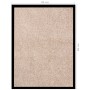 Beige Fußmatte 40x60 cm von , Fußmatten - Ref: Foro24-331583, Preis: 21,39 €, Rabatt: %