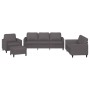 Juego de sofás con cojines 4 piezas cuero sintético gris by , Sofas - Ref: Foro24-3201747, Price: 638,14 €, Discount: %