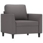 Juego de sofás con cojines 4 piezas cuero sintético gris by , Sofas - Ref: Foro24-3201747, Price: 638,14 €, Discount: %