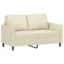 Juego de sofás con cojines 2 piezas cuero sintético crema by , Sofas - Ref: Foro24-3201751, Price: 355,78 €, Discount: %