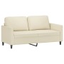 Zweiteiliges Sofaset mit cremefarbenen Kunstlederkissen. von , Sofas - Ref: Foro24-3201751, Preis: 360,34 €, Rabatt: %
