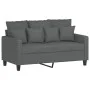 Zweiteiliges Sofaset mit dunkelgrauen Kissen. von , Sofas - Ref: Foro24-3201649, Preis: 420,22 €, Rabatt: %