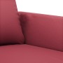 Juego de sofás con cojines 2 piezas cuero sintético rojo tinto by , Sofas - Ref: Foro24-3201753, Price: 390,85 €, Discount: %