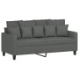 Zweiplätziges Sofa aus dunkelgrauem Stoff, 140 cm. von , Sofas - Ref: Foro24-359268, Preis: 207,94 €, Rabatt: %