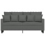 Zweiplätziges Sofa aus dunkelgrauem Stoff, 140 cm. von , Sofas - Ref: Foro24-359268, Preis: 207,94 €, Rabatt: %