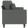 Sofá de 2 plazas de tela gris oscuro 140 cm by , Sofas - Ref: Foro24-359268, Price: 207,94 €, Discount: %