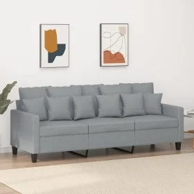 Dreisitziges Sofa aus hellgrauem Stoff, 180 cm. von , Sofas - Ref: Foro24-359275, Preis: 252,04 €, Rabatt: %