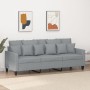 Dreisitziges Sofa aus hellgrauem Stoff, 180 cm. von , Sofas - Ref: Foro24-359275, Preis: 275,73 €, Rabatt: %