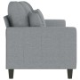 Dreisitziges Sofa aus hellgrauem Stoff, 180 cm. von , Sofas - Ref: Foro24-359275, Preis: 275,73 €, Rabatt: %