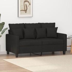 Sofá de 2 plazas de tela negro 120 cm by , Sofas - Ref: Foro24-359263, Price: 208,16 €, Discount: %