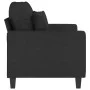 Sofá de 2 plazas de tela negro 120 cm by , Sofas - Ref: Foro24-359263, Price: 196,36 €, Discount: %