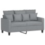 Juego de sofás con cojines 4 piezas tela gris claro by , Sofas - Ref: Foro24-3201640, Price: 706,72 €, Discount: %