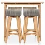 Garden dining set 5 pieces solid acacia wood by vidaXL, Garden sets - Ref: Foro24-44222, Price: 402,19 €, Discount: %
