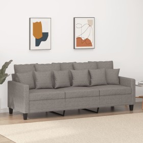 Sofá de 3 plazas de tela gris taupe 180 cm by , Sofas - Ref: Foro24-359282, Price: 277,95 €, Discount: %