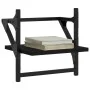 Estantes de pared con barras 2 unidades negro 30x25x30 cm by , Shelves and shelves - Ref: Foro24-836233, Price: 19,87 €, Disc...