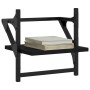 Wandregale mit Stangen, 2 Stück, schwarz, 30x25x30 cm. von , Regale und Regale - Ref: Foro24-836233, Preis: 20,09 €, Rabatt: %