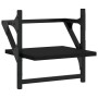 Wandregale mit Stangen, 2 Stück, schwarz, 30x25x30 cm. von , Regale und Regale - Ref: Foro24-836233, Preis: 20,09 €, Rabatt: %