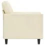 Kunstledersessel in Cremefarbe, 60 cm. von , Sofas - Ref: Foro24-359324, Preis: 131,89 €, Rabatt: %