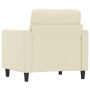 Kunstledersessel in Cremefarbe, 60 cm. von , Sofas - Ref: Foro24-359324, Preis: 134,06 €, Rabatt: %