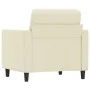 Kunstledersessel in Cremefarbe, 60 cm. von , Sofas - Ref: Foro24-359324, Preis: 131,89 €, Rabatt: %