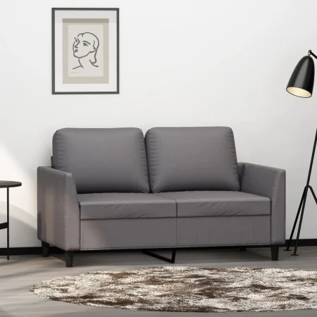Zweiplätziges Kunstledersofa in Grau, 120 cm. von , Sofas - Ref: Foro24-359330, Preis: 191,45 €, Rabatt: %