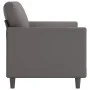 Zweiplätziges Kunstledersofa in Grau, 120 cm. von , Sofas - Ref: Foro24-359330, Preis: 191,45 €, Rabatt: %
