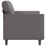 Zweiplätziges Kunstledersofa in Grau, 120 cm. von , Sofas - Ref: Foro24-359330, Preis: 203,39 €, Rabatt: %