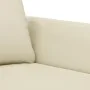 Sofá de 3 plazas de cuero sintético color crema 180 cm by , Sofas - Ref: Foro24-359339, Price: 243,39 €, Discount: %