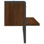 Wandregal mit brauner Eichenstange 65x25x30 cm von , Regale und Regale - Ref: Foro24-836292, Preis: 21,79 €, Rabatt: %