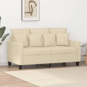 Sofá de 2 plazas de tela color crema 120 cm by , Sofas - Ref: Foro24-359261, Price: 220,20 €, Discount: %