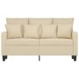 Sofá de 2 plazas de tela color crema 120 cm by , Sofas - Ref: Foro24-359261, Price: 224,18 €, Discount: %