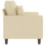 Zweisitziges cremefarbenes Stoffsofa, 120 cm. von , Sofas - Ref: Foro24-359261, Preis: 220,20 €, Rabatt: %