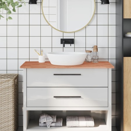 Encimera de baño madera maciza de haya 100x60x1,5 cm by , Countertops - Ref: Foro24-356000, Price: 58,55 €, Discount: %