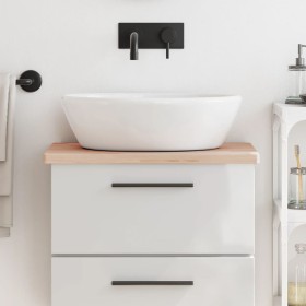 Encimera de baño madera maciza de haya 60x40x2,5 cm by , Countertops - Ref: Foro24-355990, Price: 51,88 €, Discount: %