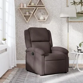 Dunkelbraunes Stoff-Sessel mit Liegefunktion von , Sessel - Ref: Foro24-371756, Preis: 191,07 €, Rabatt: %