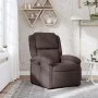 Sillón reclinable de tela marrón oscuro by , Armchairs - Ref: Foro24-371756, Price: 193,94 €, Discount: %