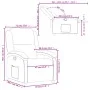 Dunkelbraunes Stoff-Sessel mit Liegefunktion von , Sessel - Ref: Foro24-371756, Preis: 191,07 €, Rabatt: %