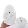 Maniquí de mujer completo base de vidrio blanco brillante 175cm